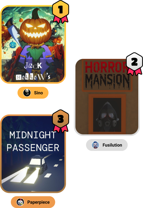 SpookyJam24 Experienced category Winners